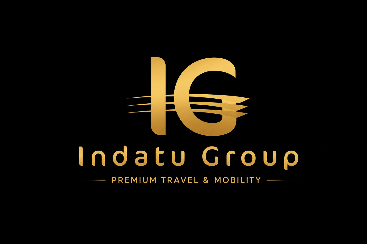 Logo utama INDATU GROUP — Premium Travel & Mobility