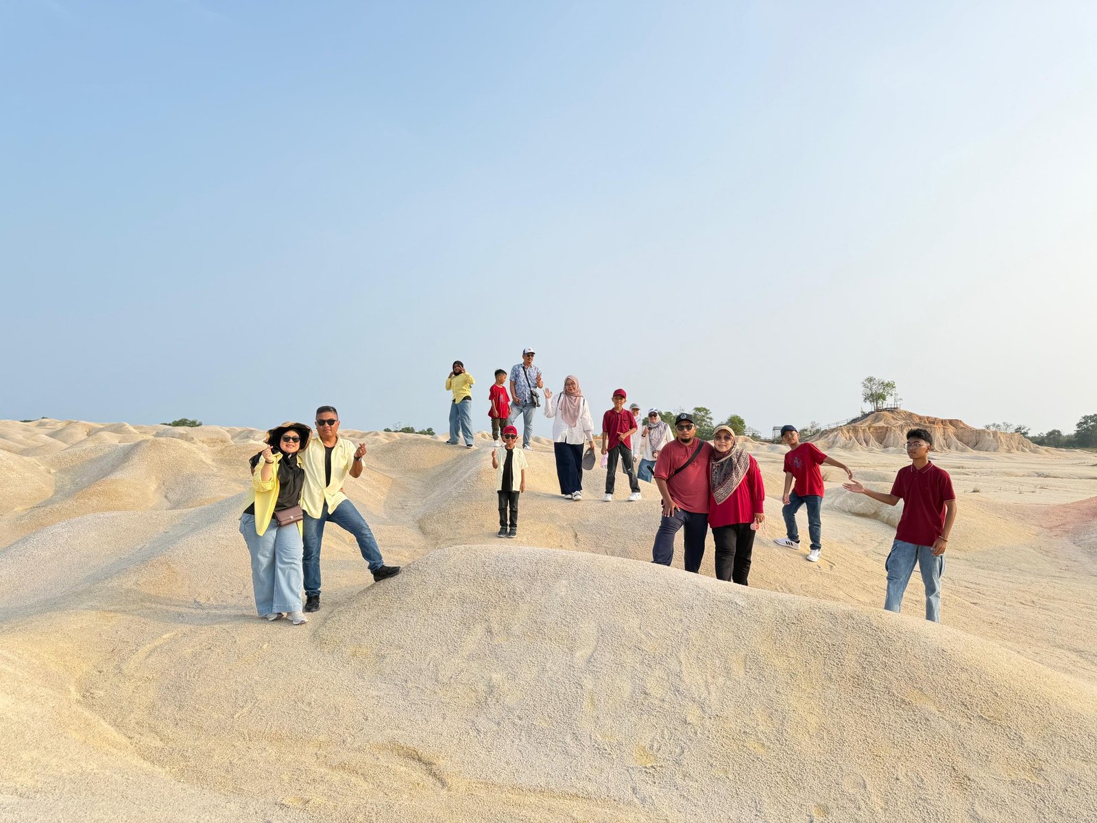 INDATU GROUP customer group at Bintan Desert.